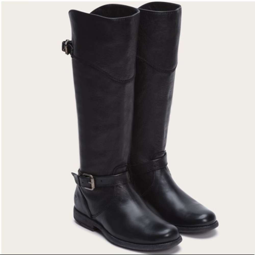 Frye Boots:Frye Phillip Riding boot, black, size 7